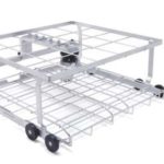 Wózek na narzędzia chirurgiczne proste (4 tace DIN) A202