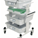 Wózek do transportu i przechowywania endoskopów